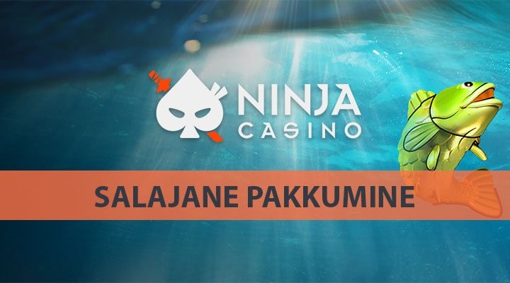 Ninja Casino salajane pakkumine - saa koheselt 50 tasuta spinni mängus Big Bass Bonanza 1000